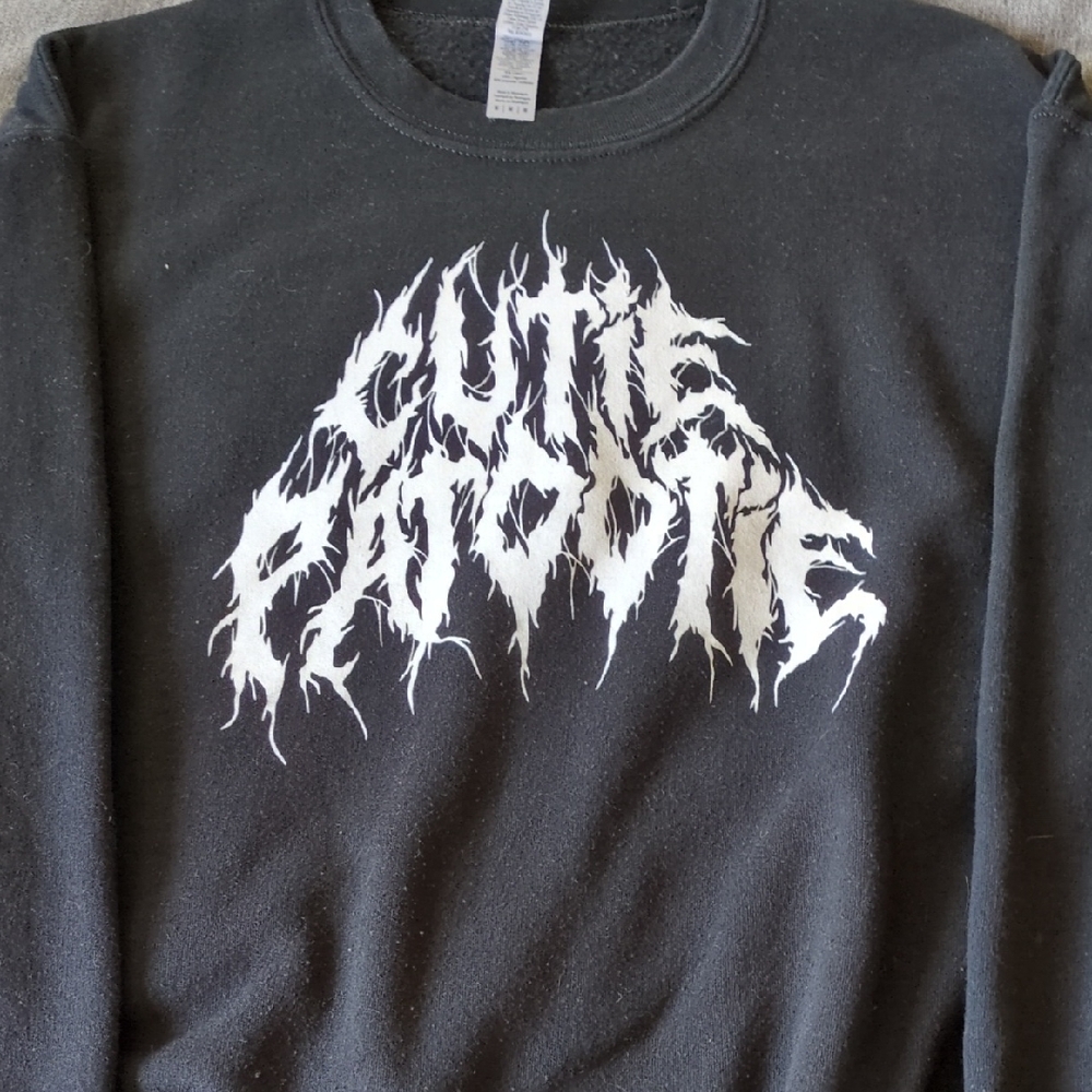 Cutie Patootie Black Crew Neck Sweater